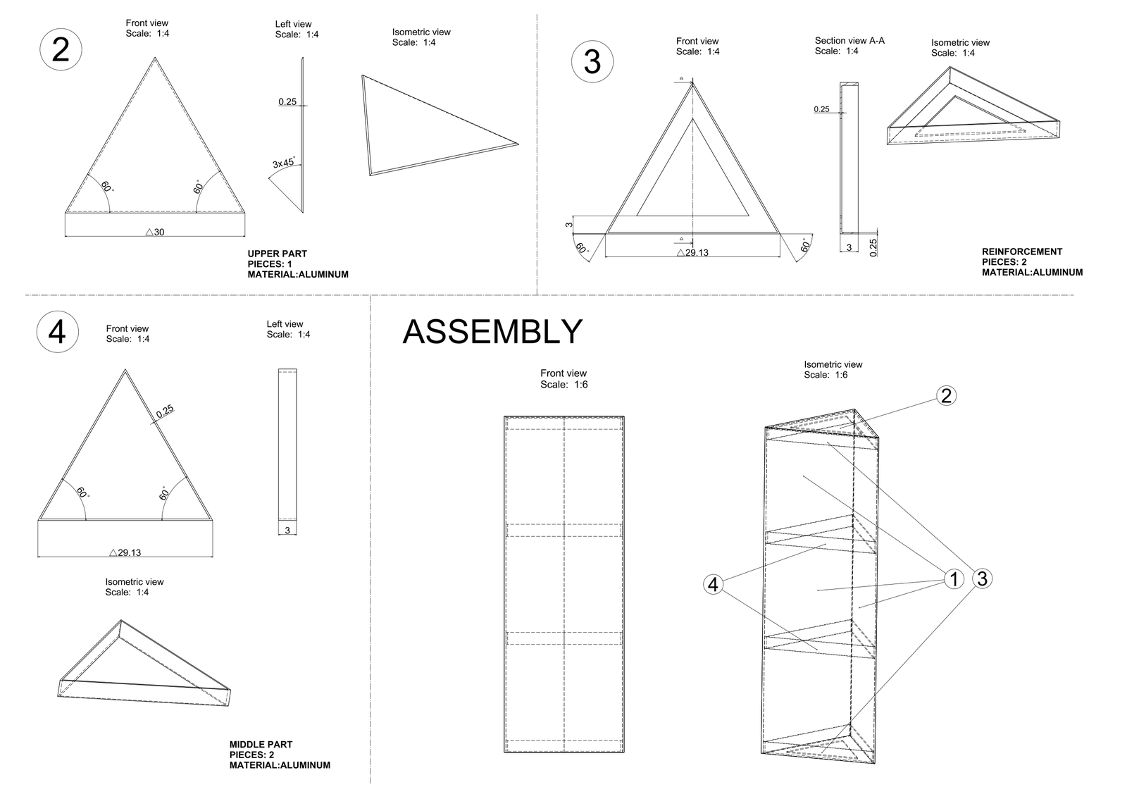 Tower diagram - full assembly